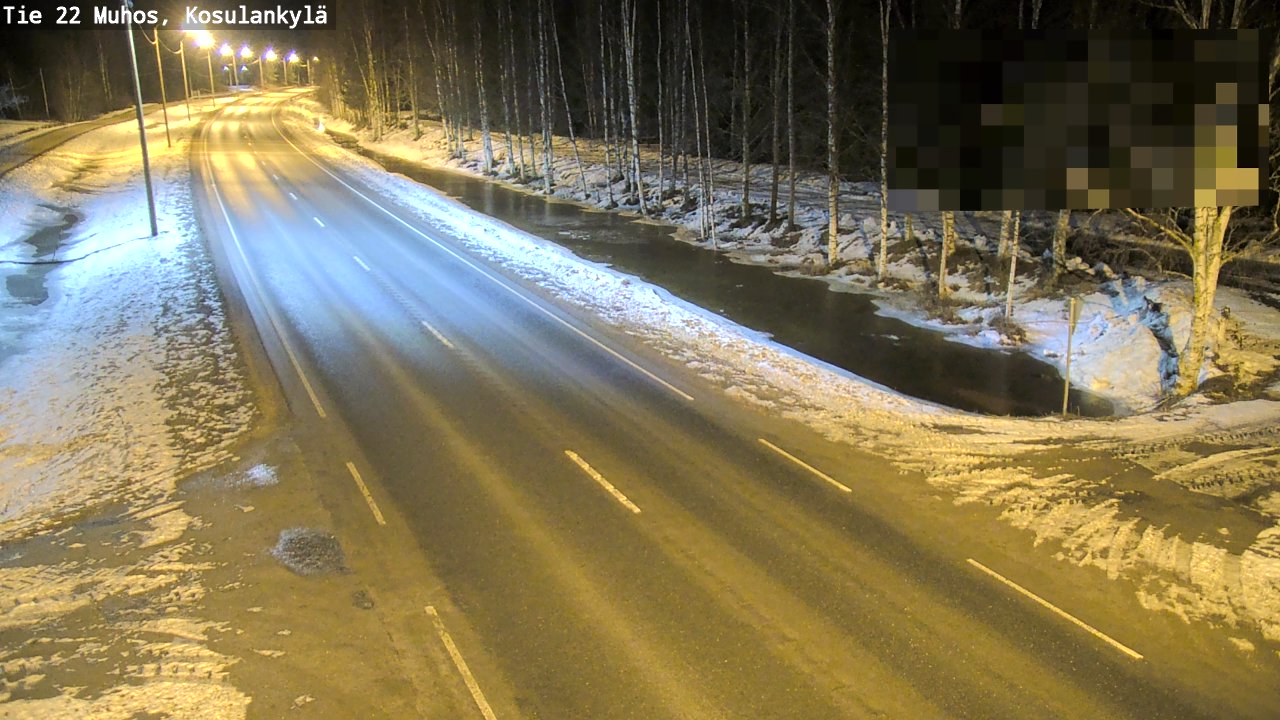 Kelikamerat Kuva Tie 22 Muhos, Kosulankylä, Muhos, Pohjois-Pohjanmaa