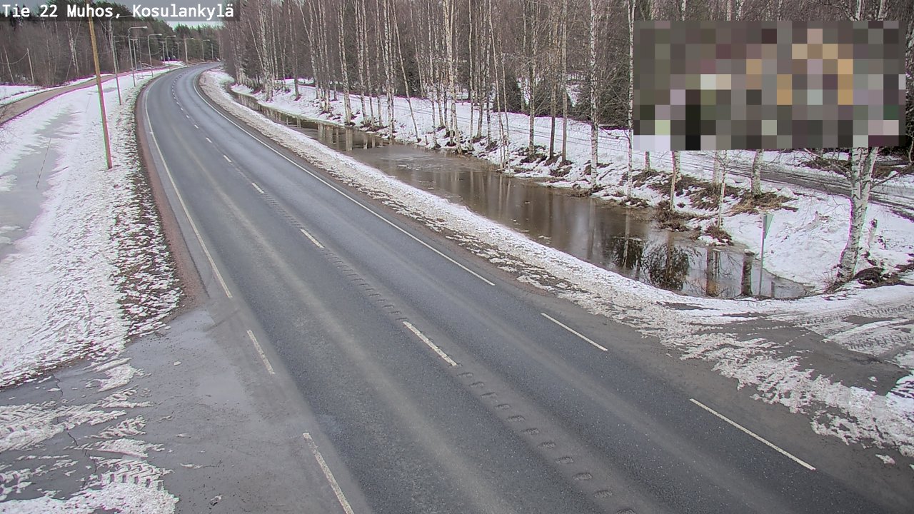 Kelikamerat Kuva Tie 22 Muhos, Kosulankylä, Muhos, Pohjois-Pohjanmaa