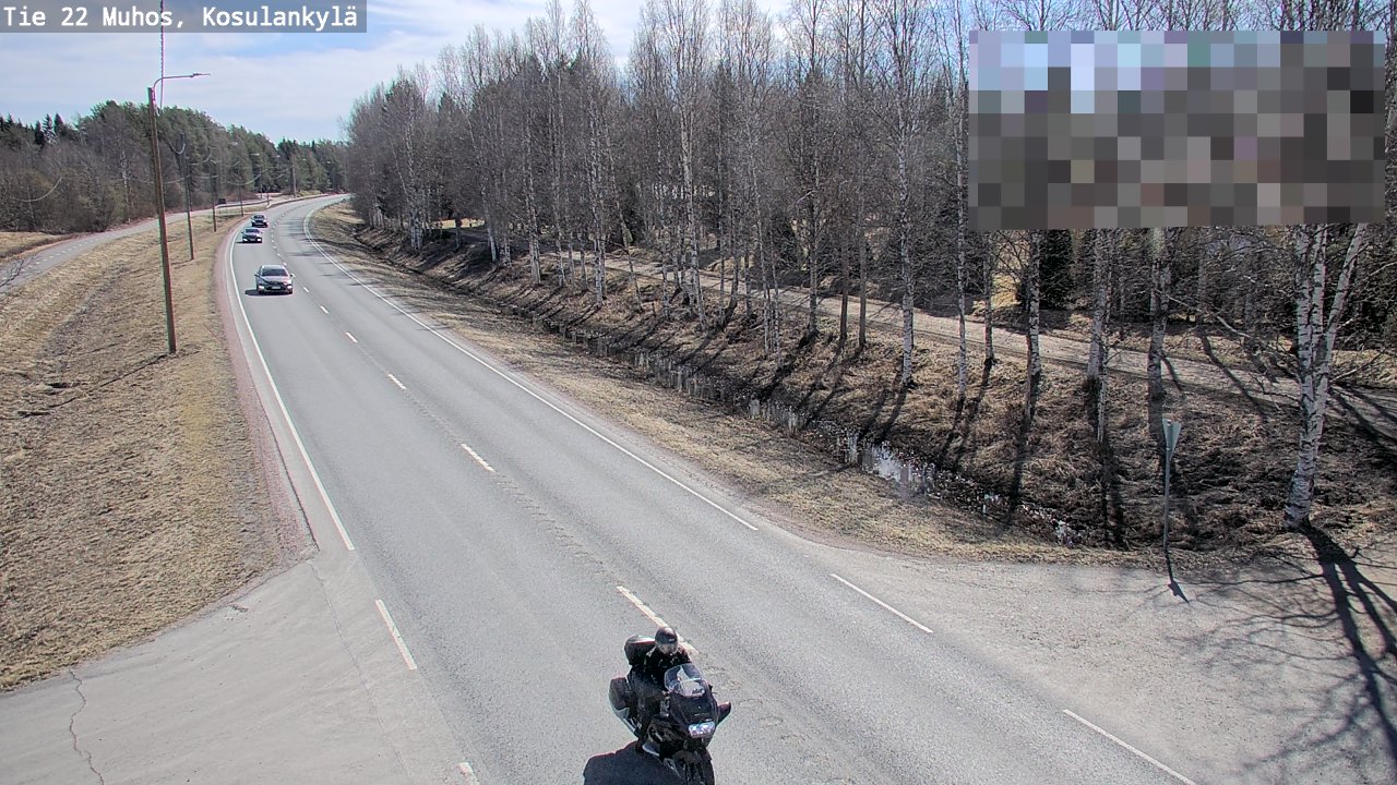 Kelikamerat Kuva Tie 22 Muhos, Kosulankylä, Muhos, Pohjois-Pohjanmaa