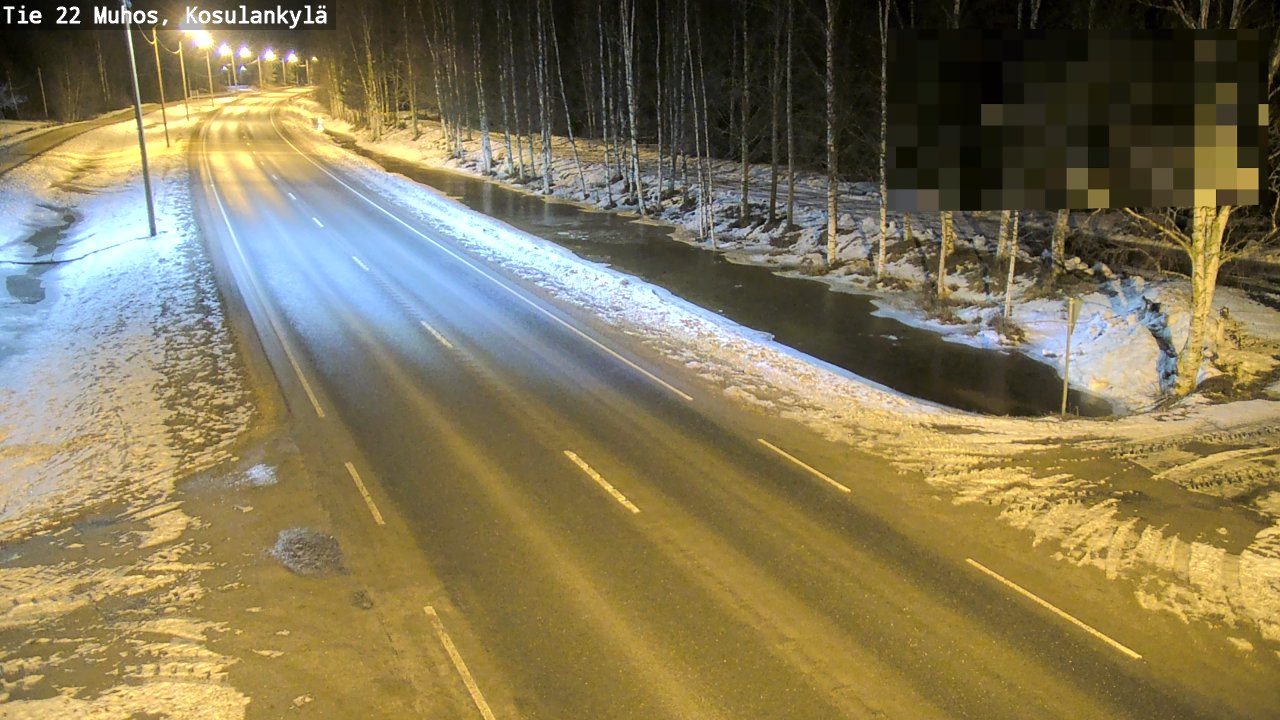 Kelikamerat Kuva Tie 22 Muhos, Kosulankylä, Muhos, Pohjois-Pohjanmaa