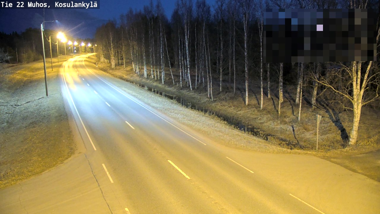 Kelikamerat Kuva Tie 22 Muhos, Kosulankylä, Muhos, Pohjois-Pohjanmaa
