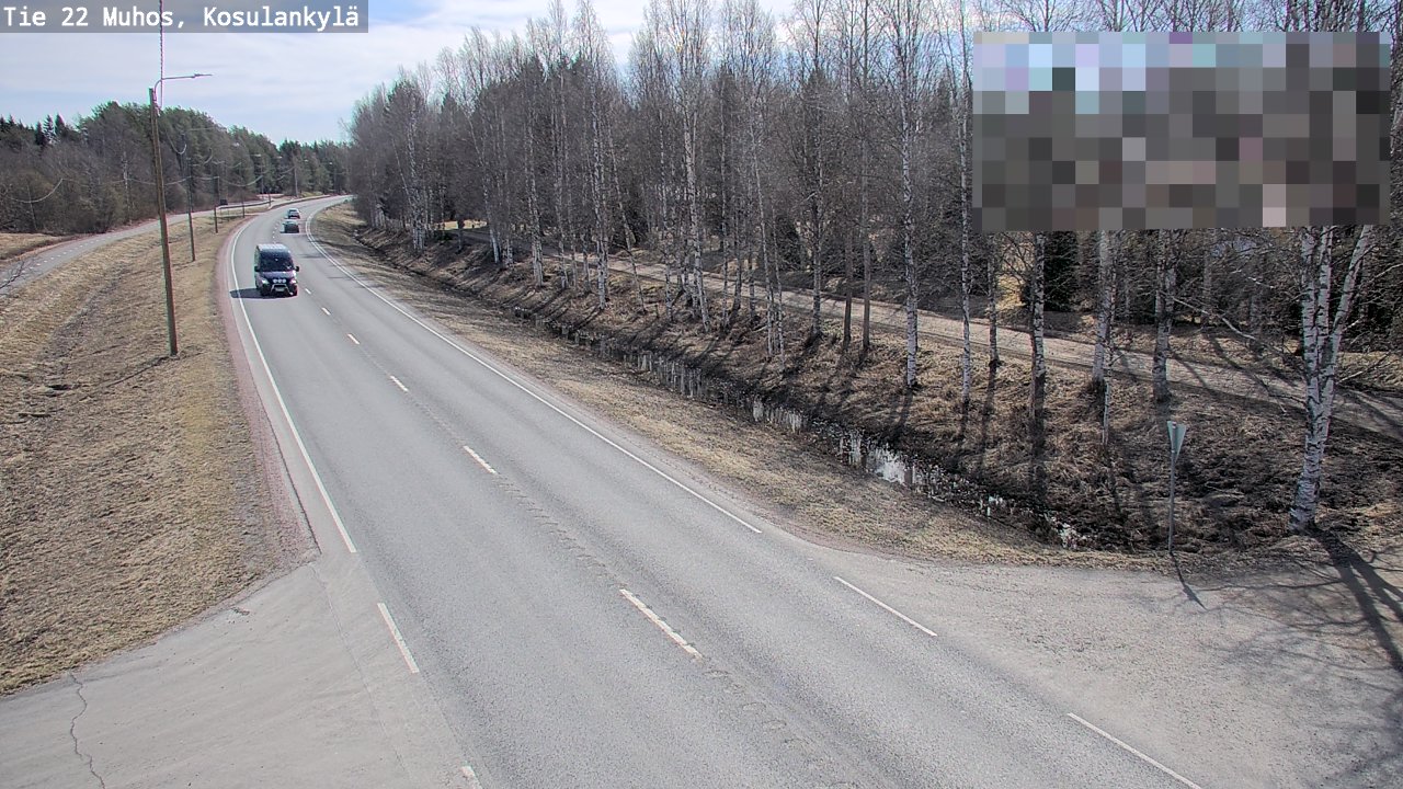Kelikamerat Kuva Tie 22 Muhos, Kosulankylä, Muhos, Pohjois-Pohjanmaa