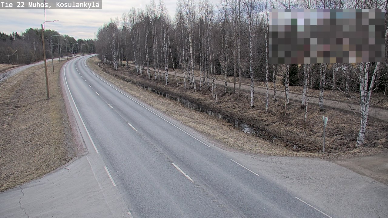 Kelikamerat Kuva Tie 22 Muhos, Kosulankylä, Muhos, Pohjois-Pohjanmaa