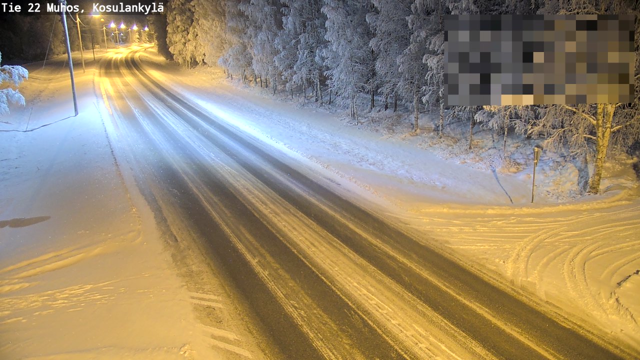 Kelikamerat Kuva Tie 22 Muhos, Kosulankylä, Muhos, Pohjois-Pohjanmaa