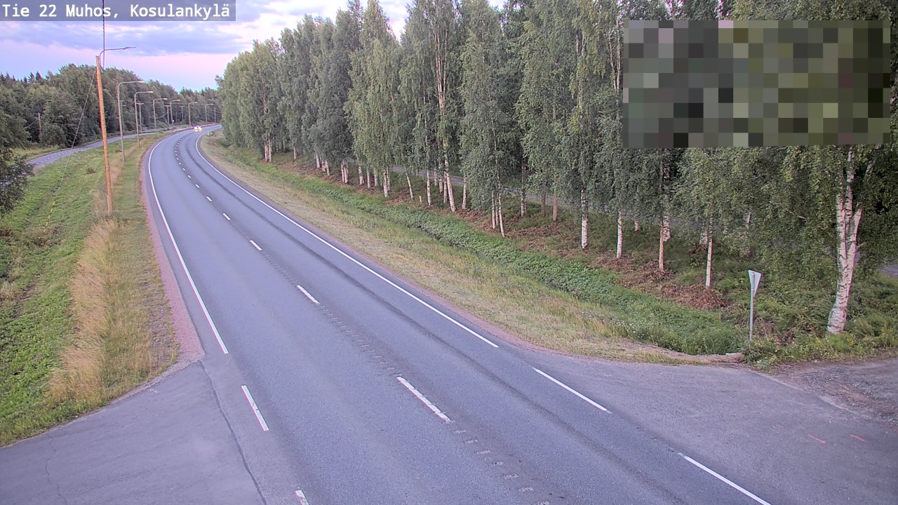 Kelikamerat Kuva Tie 22 Muhos, Kosulankylä, Muhos, Pohjois-Pohjanmaa