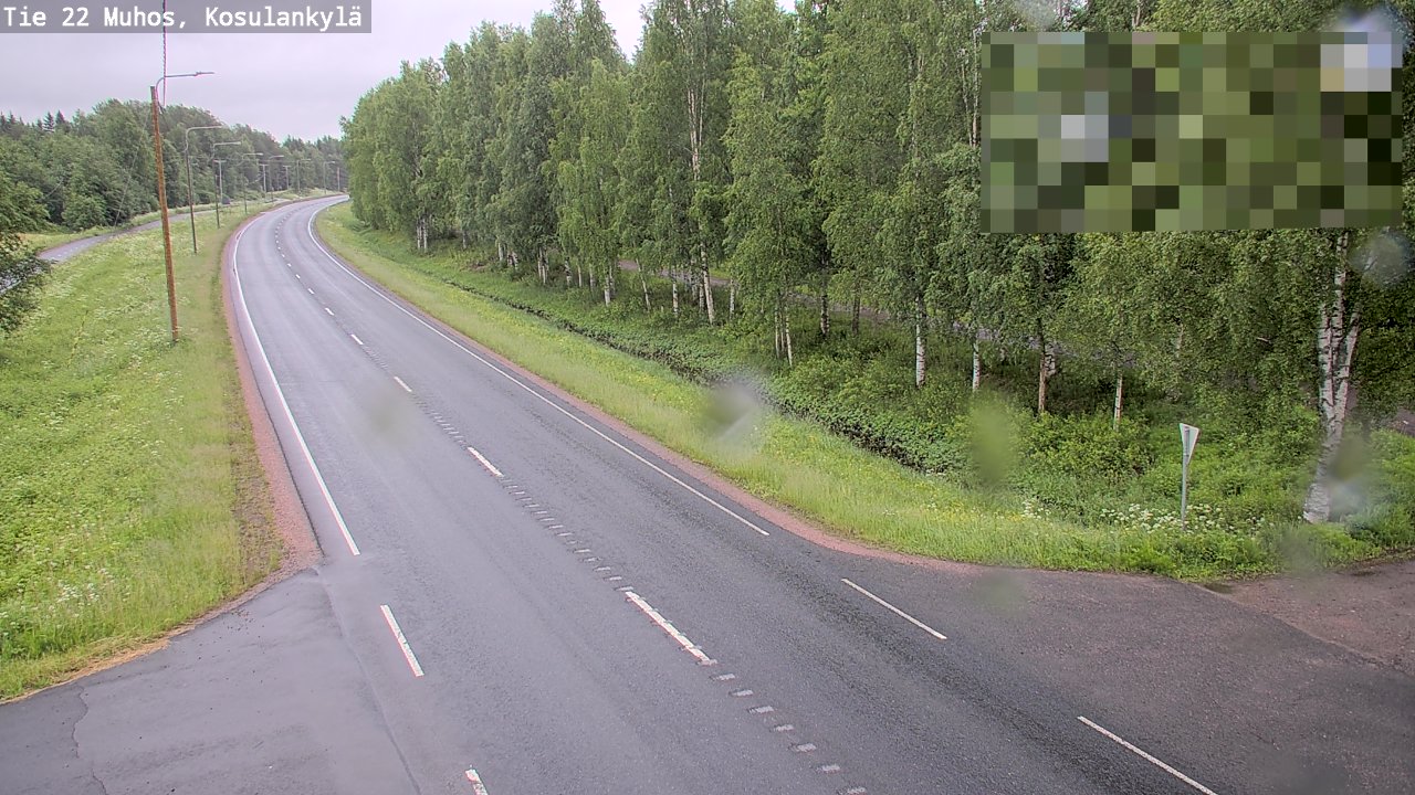 Kelikamerat Kuva Tie 22 Muhos, Kosulankylä, Muhos, Pohjois-Pohjanmaa