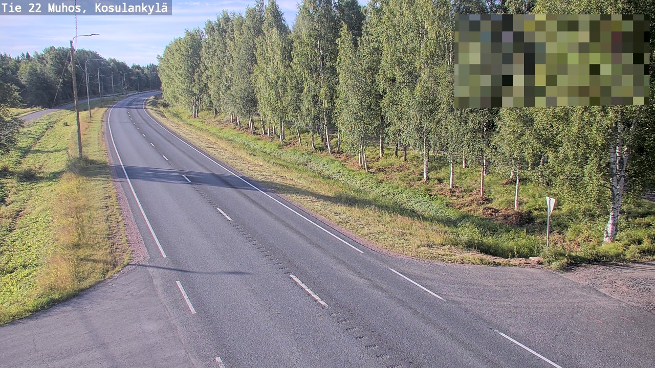 Kelikamerat Kuva Tie 22 Muhos, Kosulankylä, Muhos, Pohjois-Pohjanmaa