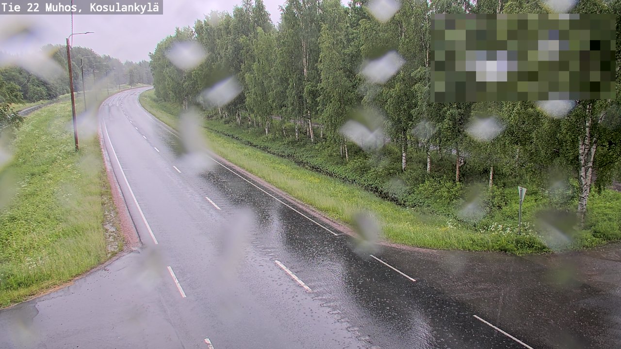 Kelikamerat Kuva Tie 22 Muhos, Kosulankylä, Muhos, Pohjois-Pohjanmaa