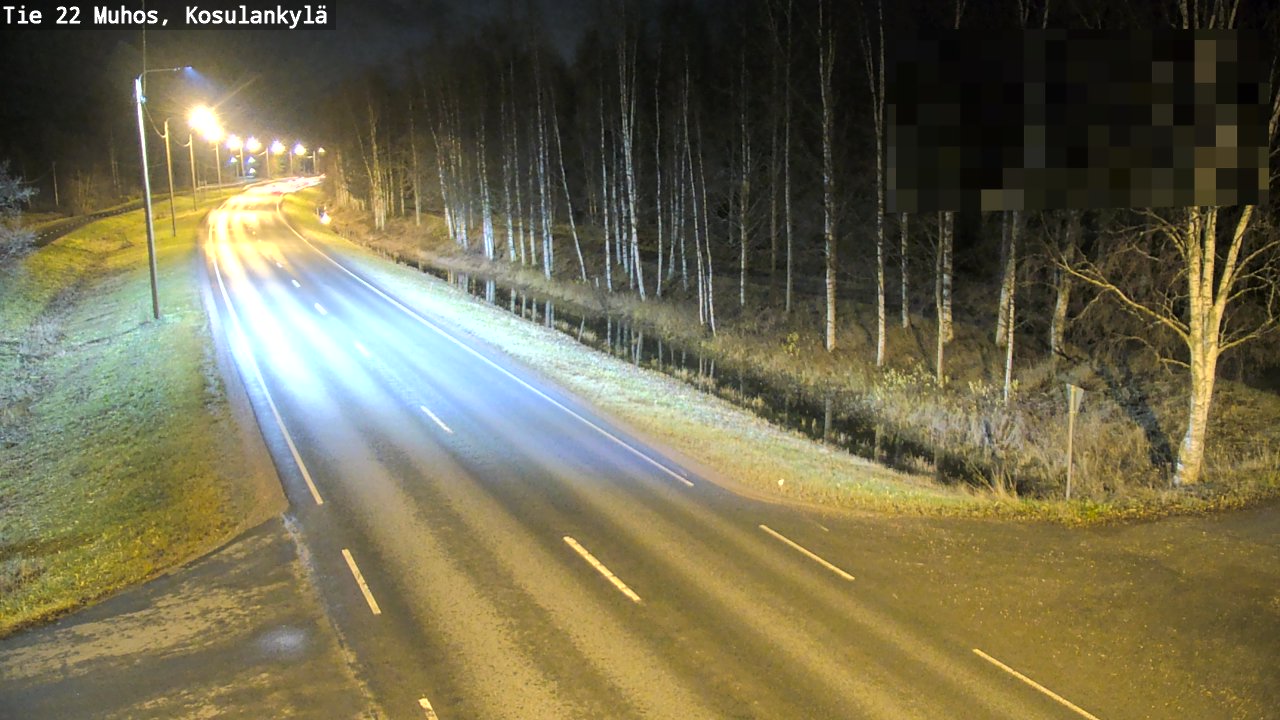 Kelikamerat Kuva Tie 22 Muhos, Kosulankylä, Muhos, Pohjois-Pohjanmaa