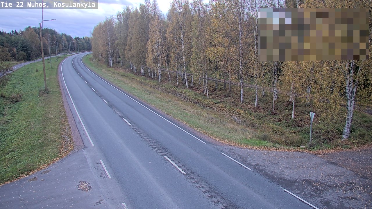 Kelikamerat Kuva Tie 22 Muhos, Kosulankylä, Muhos, Pohjois-Pohjanmaa