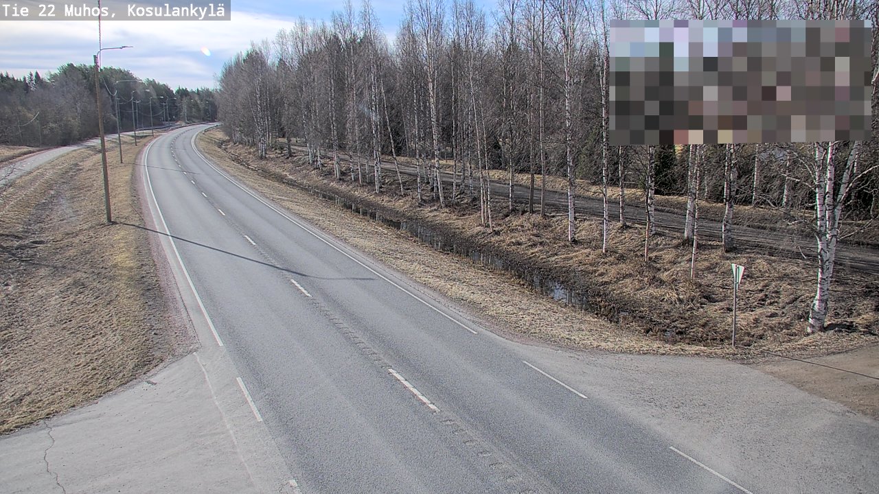 Kelikamerat Kuva Tie 22 Muhos, Kosulankylä, Muhos, Pohjois-Pohjanmaa