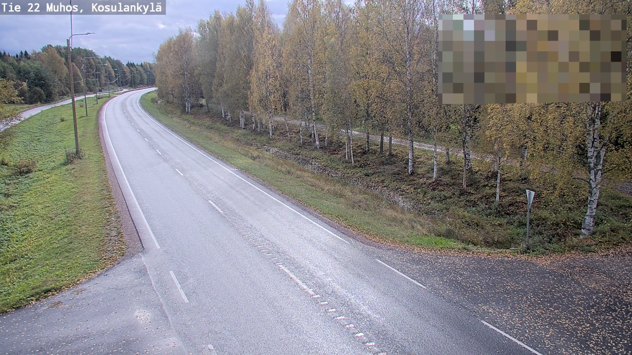 Kelikamerat Kuva Tie 22 Muhos, Kosulankylä, Muhos, Pohjois-Pohjanmaa
