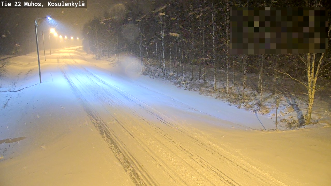 Kelikamerat Kuva Tie 22 Muhos, Kosulankylä, Muhos, Pohjois-Pohjanmaa