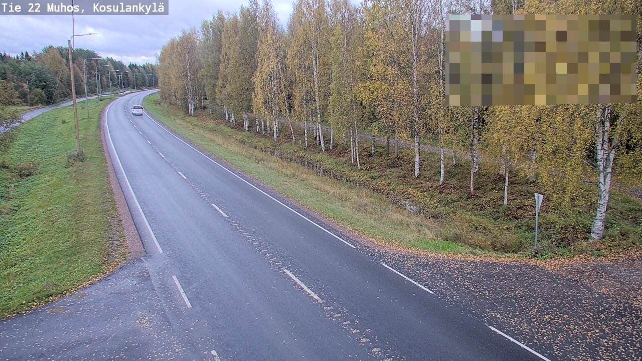 Kelikamerat Kuva Tie 22 Muhos, Kosulankylä, Muhos, Pohjois-Pohjanmaa