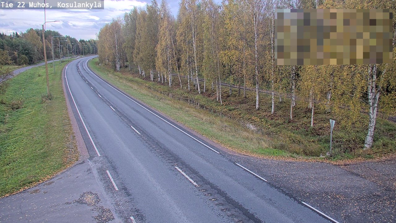 Kelikamerat Kuva Tie 22 Muhos, Kosulankylä, Muhos, Pohjois-Pohjanmaa