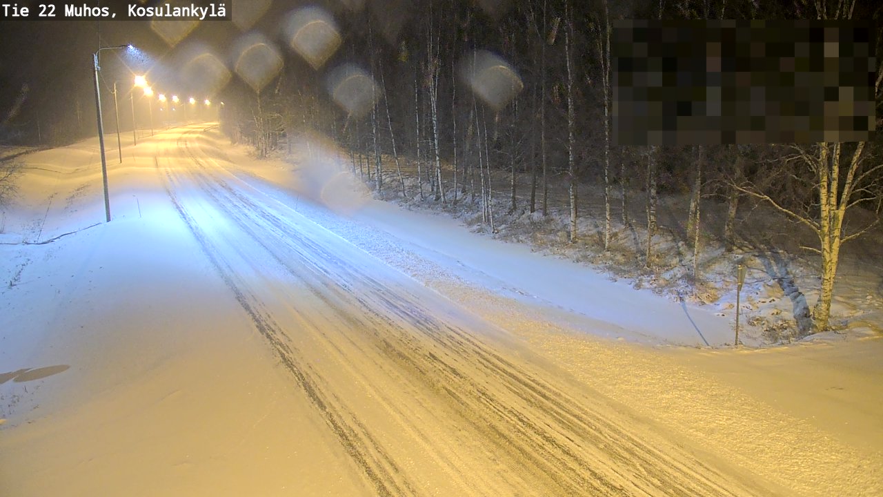 Kelikamerat Kuva Tie 22 Muhos, Kosulankylä, Muhos, Pohjois-Pohjanmaa