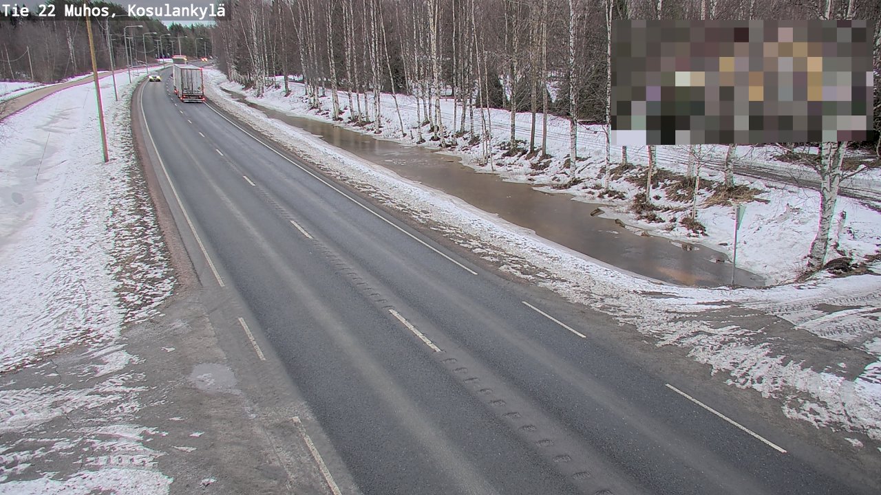 Kelikamerat Kuva Tie 22 Muhos, Kosulankylä, Muhos, Pohjois-Pohjanmaa