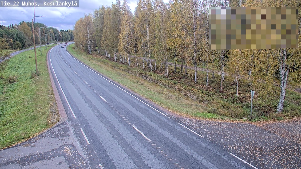 Kelikamerat Kuva Tie 22 Muhos, Kosulankylä, Muhos, Pohjois-Pohjanmaa