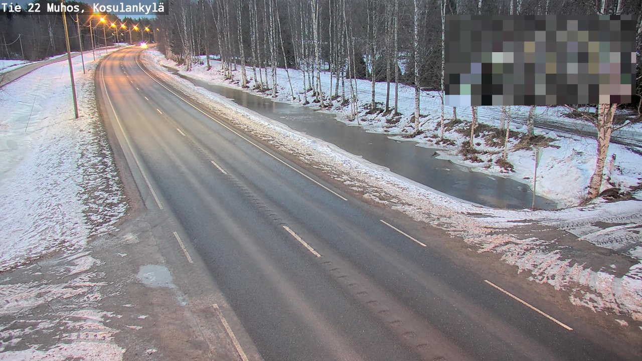 Kelikamerat Kuva Tie 22 Muhos, Kosulankylä, Muhos, Pohjois-Pohjanmaa