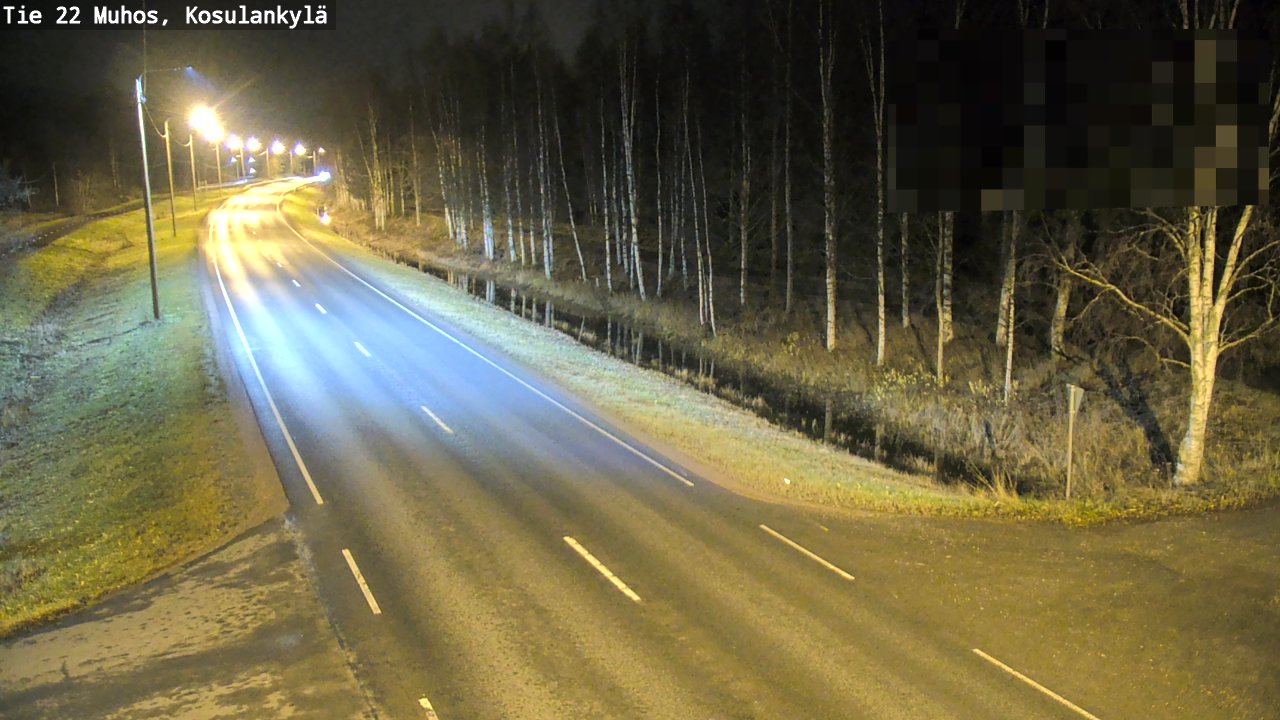 Kelikamerat Kuva Tie 22 Muhos, Kosulankylä, Muhos, Pohjois-Pohjanmaa