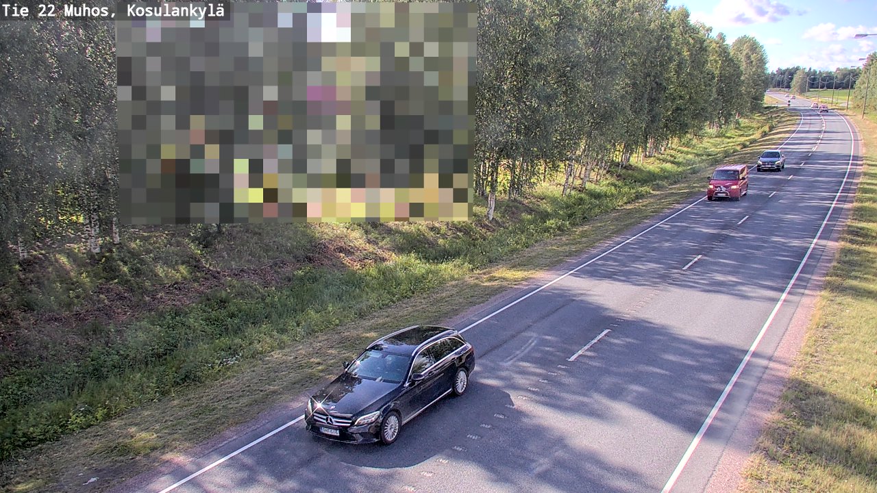 Kelikamerat Kuva Tie 22 Muhos, Kosulankylä, Muhos, Pohjois-Pohjanmaa