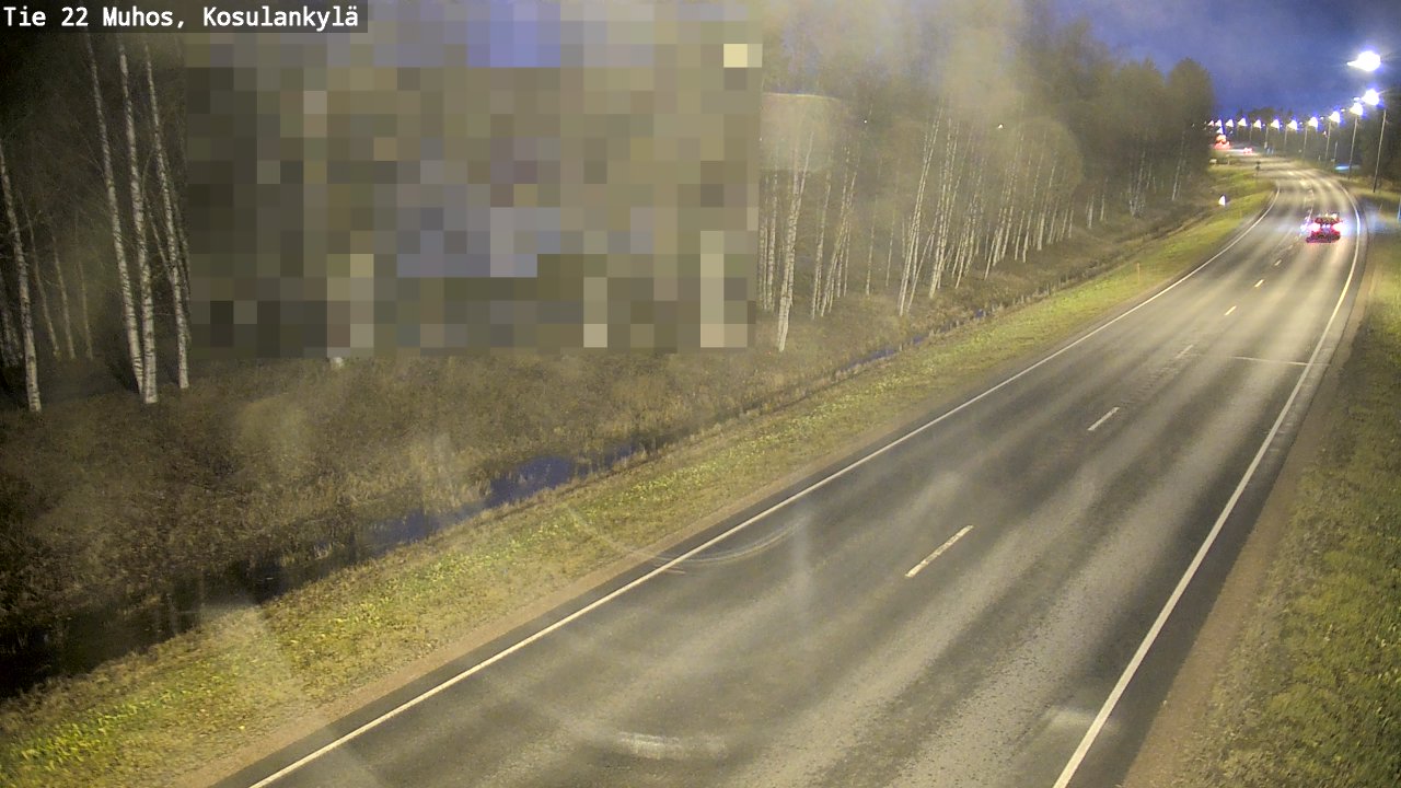 Kelikamerat Kuva Tie 22 Muhos, Kosulankylä, Muhos, Pohjois-Pohjanmaa