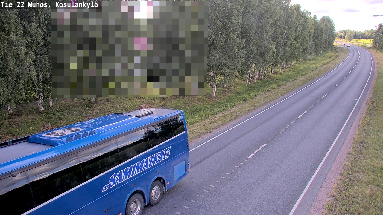 Kelikamerat Kuva Tie 22 Muhos, Kosulankylä, Muhos, Pohjois-Pohjanmaa