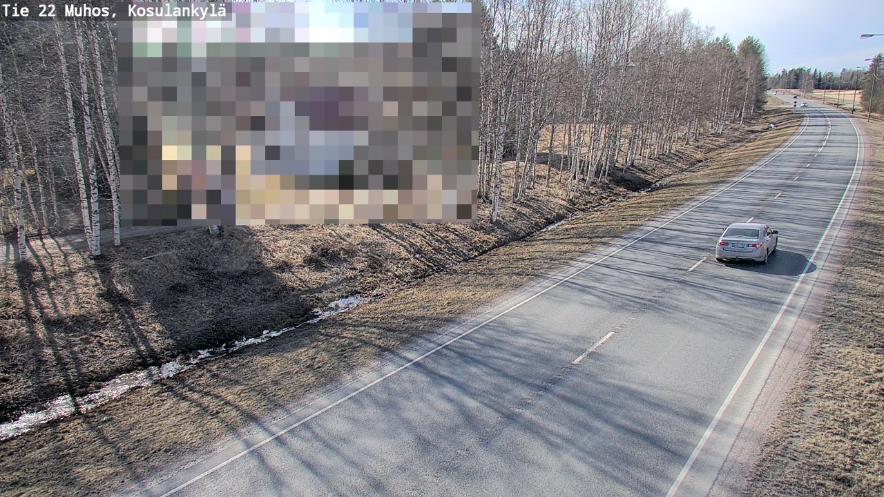 Kelikamerat Kuva Tie 22 Muhos, Kosulankylä, Muhos, Pohjois-Pohjanmaa