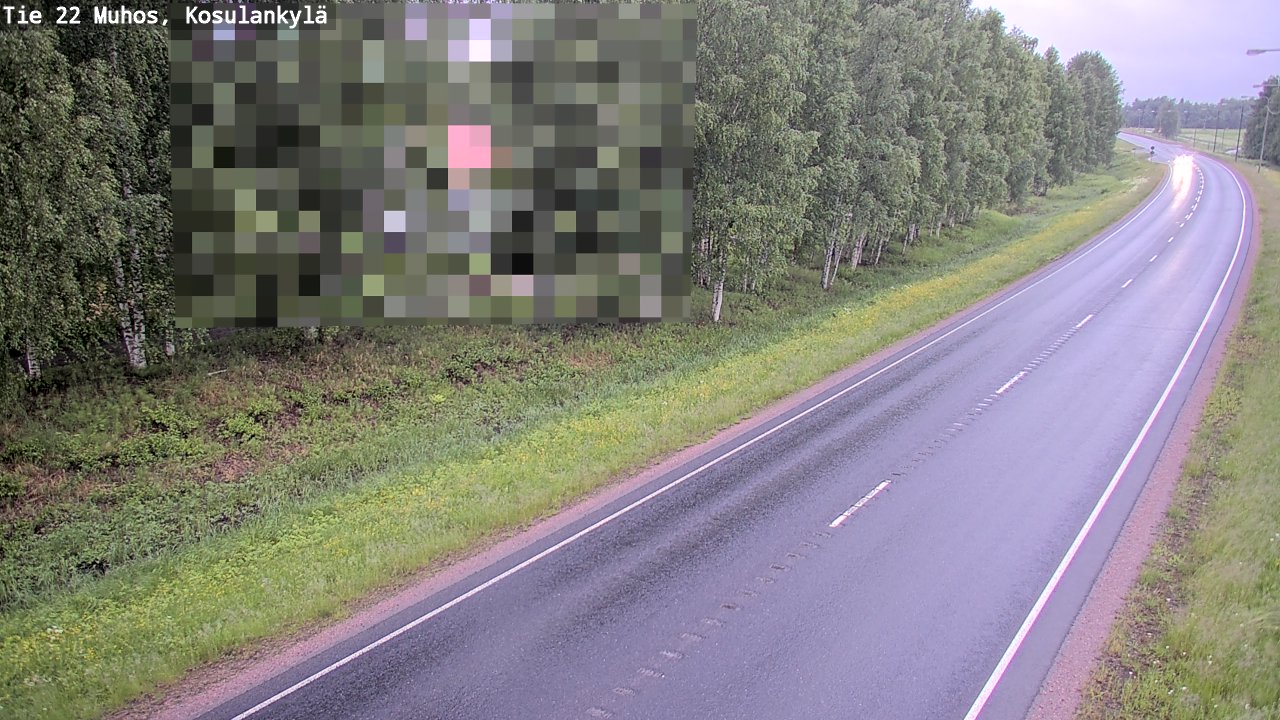 Kelikamerat Kuva Tie 22 Muhos, Kosulankylä, Muhos, Pohjois-Pohjanmaa