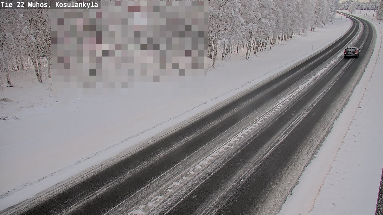 Kelikamerat Kuva Tie 22 Muhos, Kosulankylä, Muhos, Pohjois-Pohjanmaa