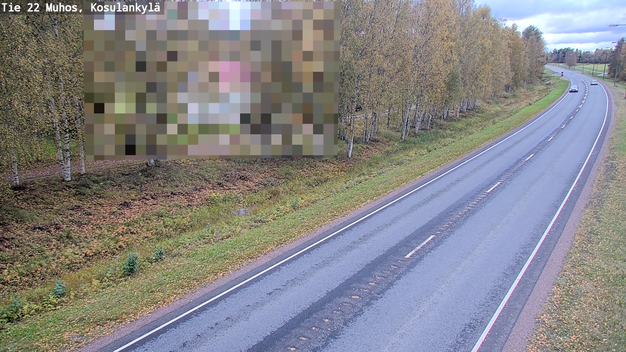 Kelikamerat Kuva Tie 22 Muhos, Kosulankylä, Muhos, Pohjois-Pohjanmaa