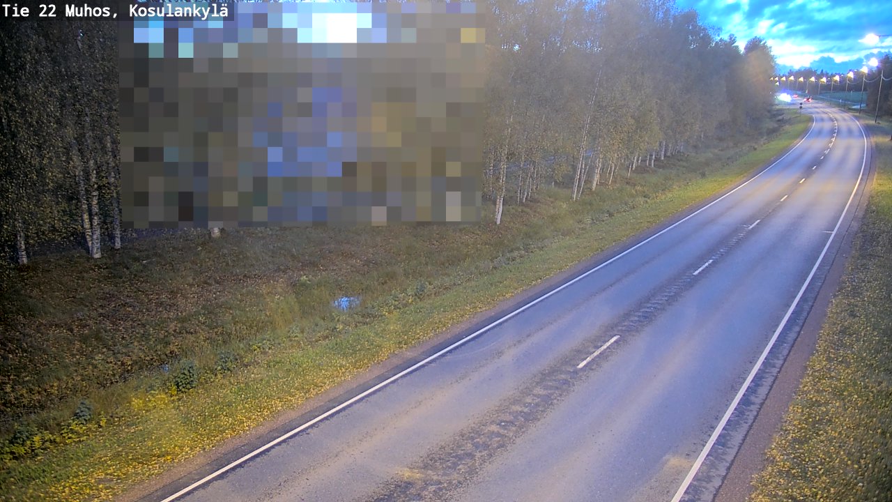 Kelikamerat Kuva Tie 22 Muhos, Kosulankylä, Muhos, Pohjois-Pohjanmaa