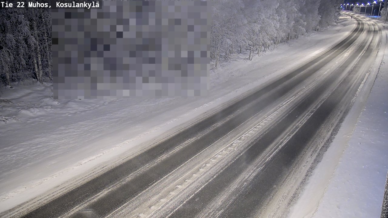 Kelikamerat Kuva Tie 22 Muhos, Kosulankylä, Muhos, Pohjois-Pohjanmaa