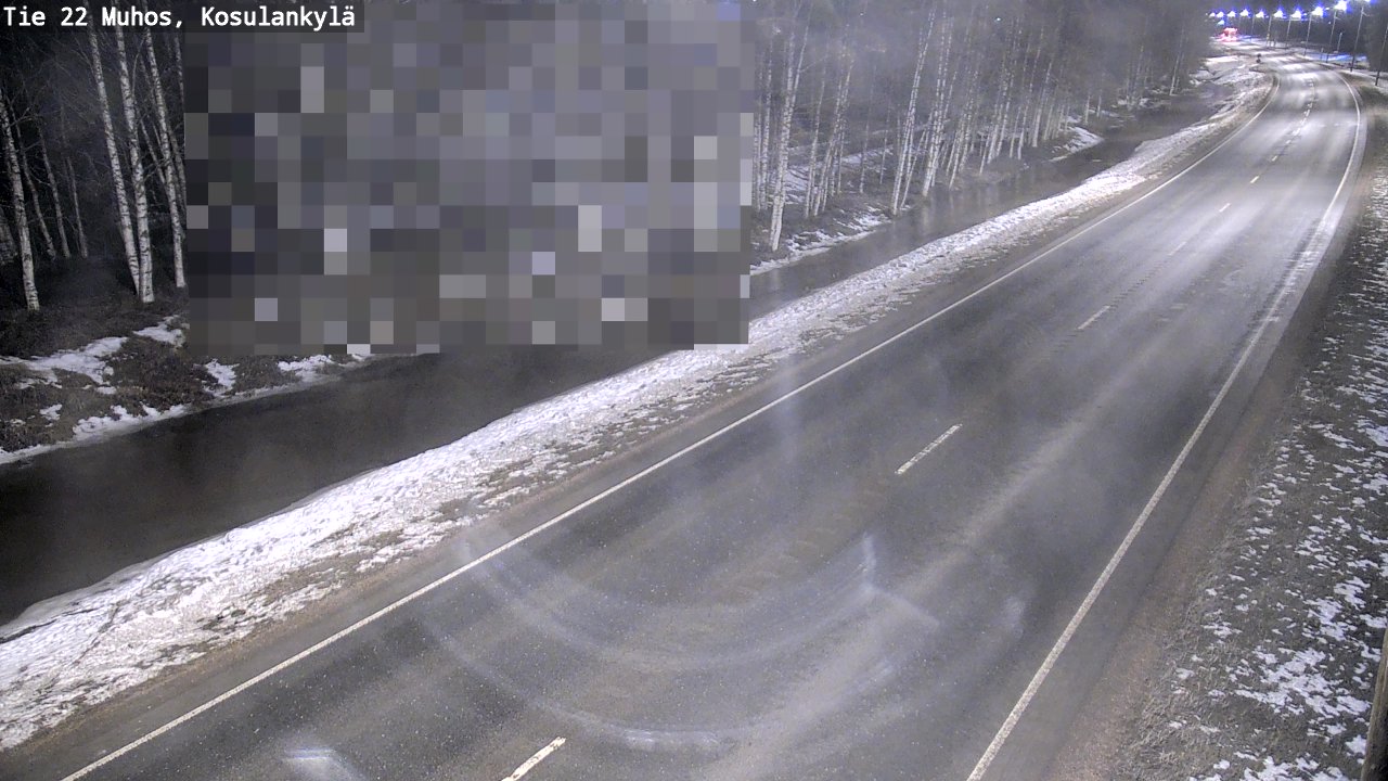 Kelikamerat Kuva Tie 22 Muhos, Kosulankylä, Muhos, Pohjois-Pohjanmaa