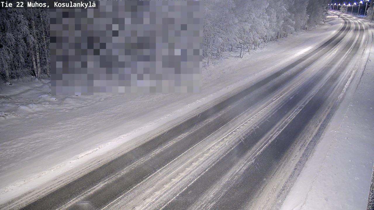 Kelikamerat Kuva Tie 22 Muhos, Kosulankylä, Muhos, Pohjois-Pohjanmaa