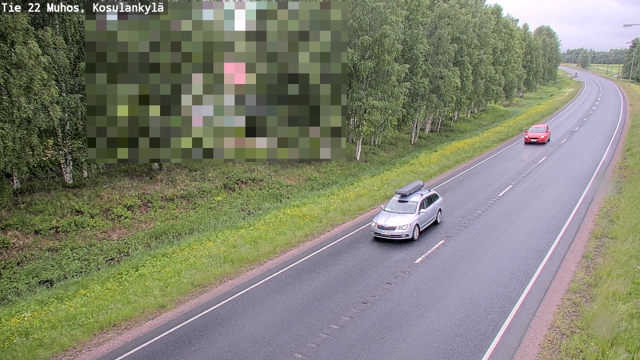 Kelikamerat Kuva Tie 22 Muhos, Kosulankylä, Muhos, Pohjois-Pohjanmaa
