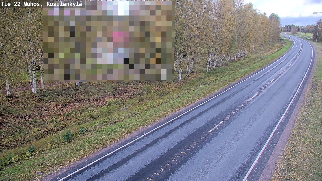 Kelikamerat Kuva Tie 22 Muhos, Kosulankylä, Muhos, Pohjois-Pohjanmaa