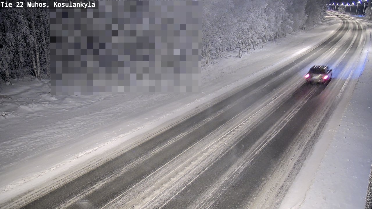 Kelikamerat Kuva Tie 22 Muhos, Kosulankylä, Muhos, Pohjois-Pohjanmaa