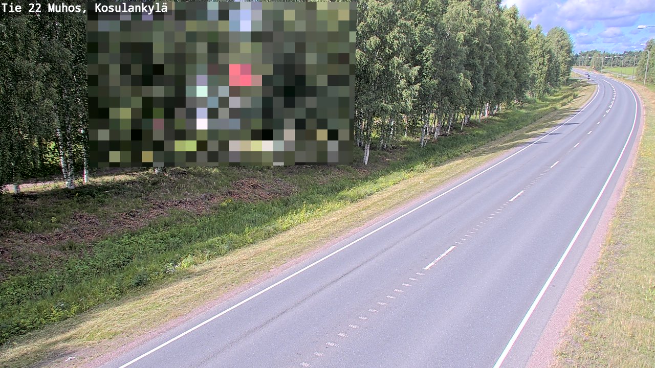 Kelikamerat Kuva Tie 22 Muhos, Kosulankylä, Muhos, Pohjois-Pohjanmaa