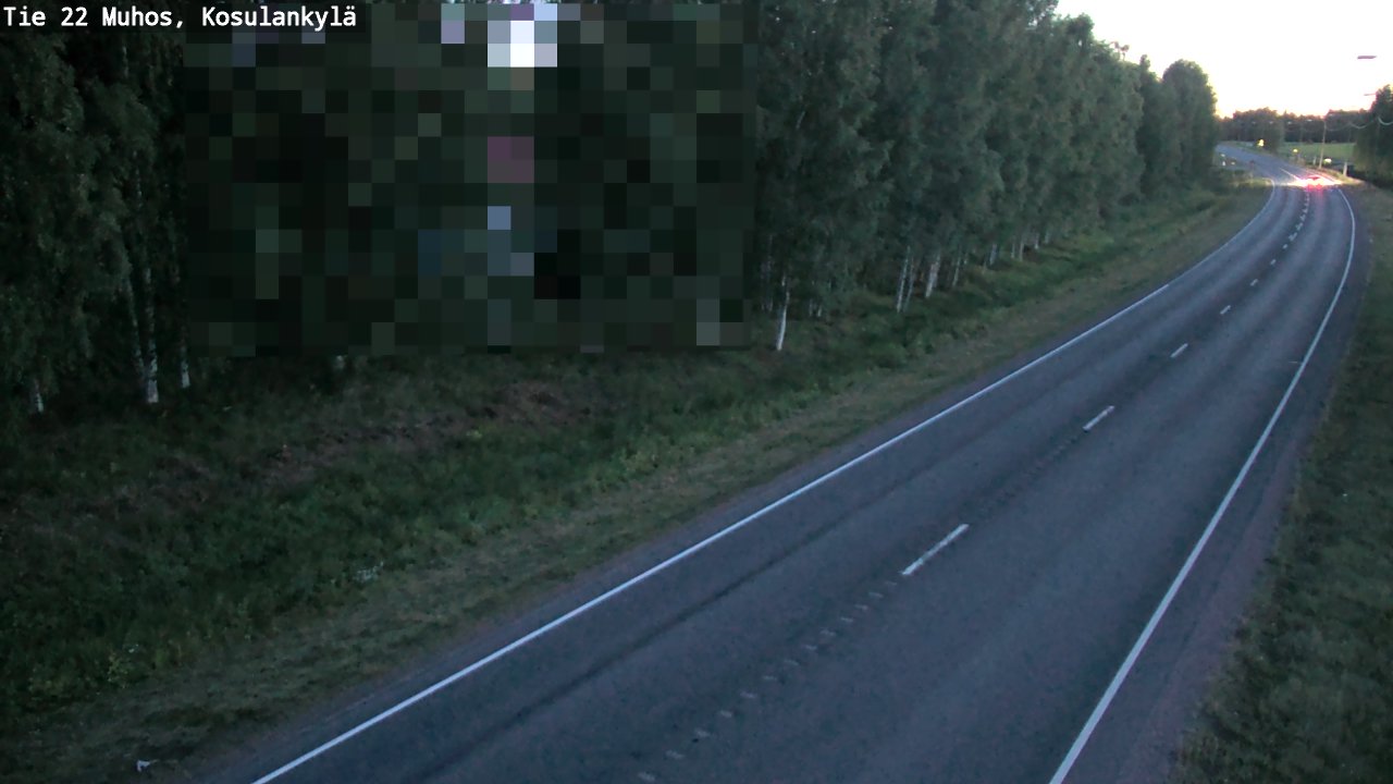 Kelikamerat Kuva Tie 22 Muhos, Kosulankylä, Muhos, Pohjois-Pohjanmaa