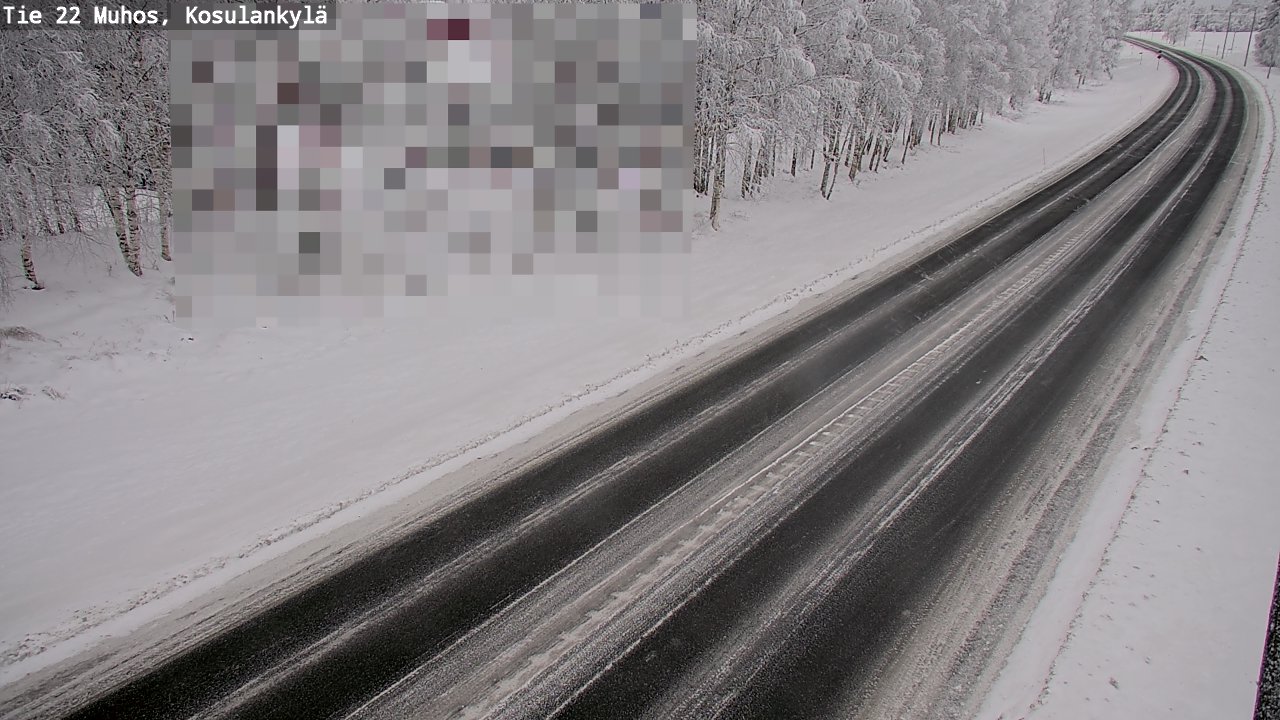 Kelikamerat Kuva Tie 22 Muhos, Kosulankylä, Muhos, Pohjois-Pohjanmaa