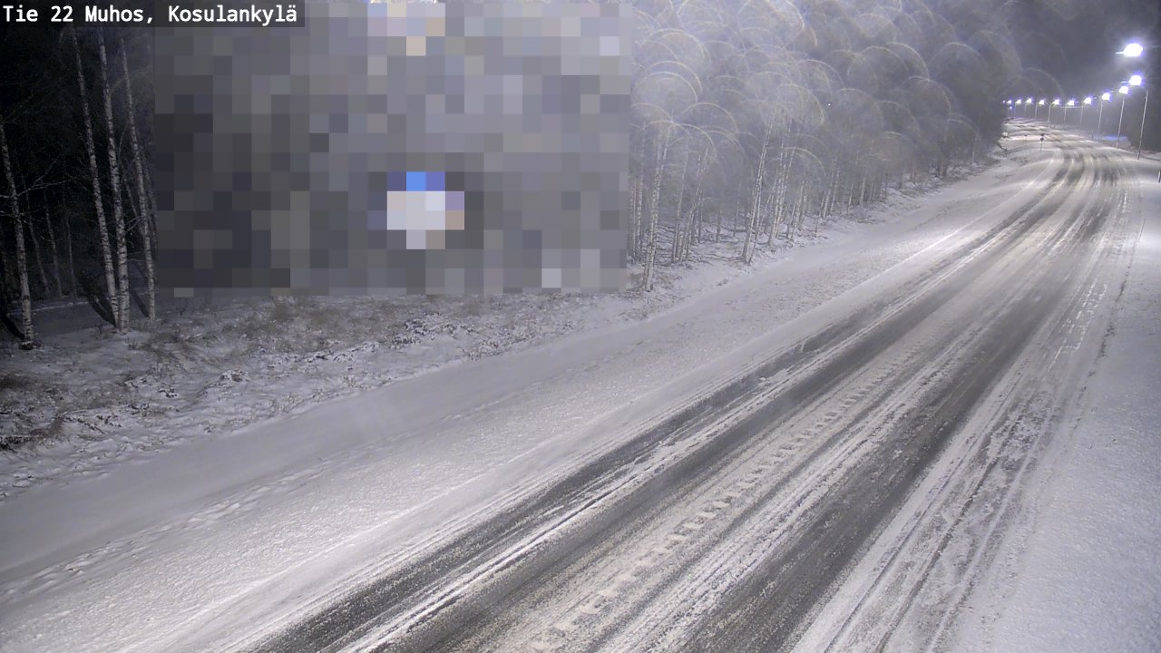 Kelikamerat Kuva Tie 22 Muhos, Kosulankylä, Muhos, Pohjois-Pohjanmaa