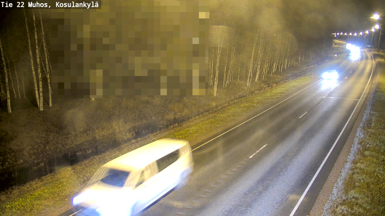 Kelikamerat Kuva Tie 22 Muhos, Kosulankylä, Muhos, Pohjois-Pohjanmaa