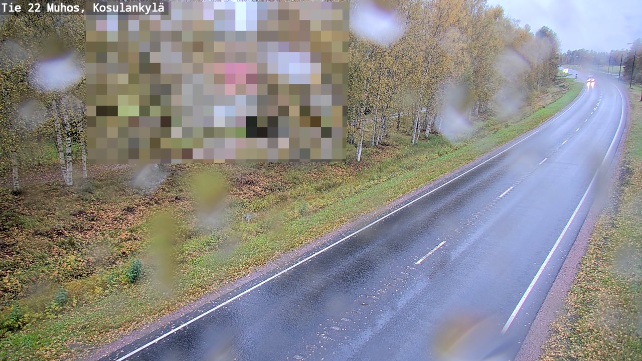 Weather Camera Image Road 22 Muhos, Kosulankylä, Muhos, Pohjois-Pohjanmaa