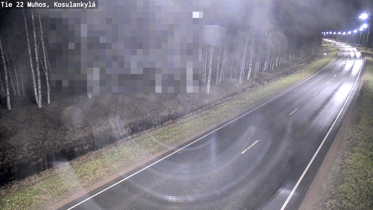 Kelikamerat Kuva Tie 22 Muhos, Kosulankylä, Muhos, Pohjois-Pohjanmaa