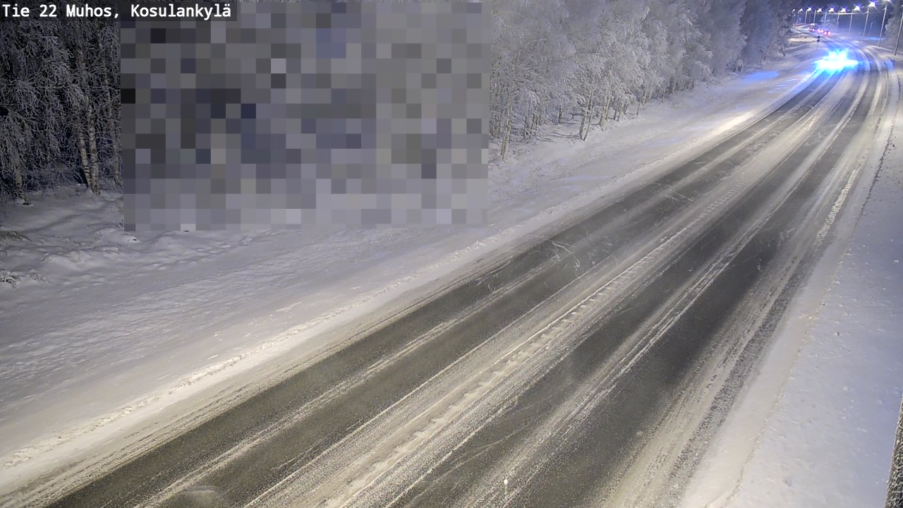 Kelikamerat Kuva Tie 22 Muhos, Kosulankylä, Muhos, Pohjois-Pohjanmaa