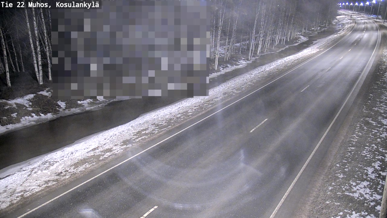 Kelikamerat Kuva Tie 22 Muhos, Kosulankylä, Muhos, Pohjois-Pohjanmaa