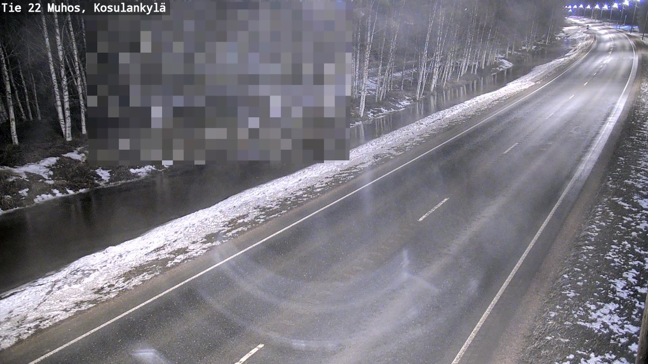 Kelikamerat Kuva Tie 22 Muhos, Kosulankylä, Muhos, Pohjois-Pohjanmaa