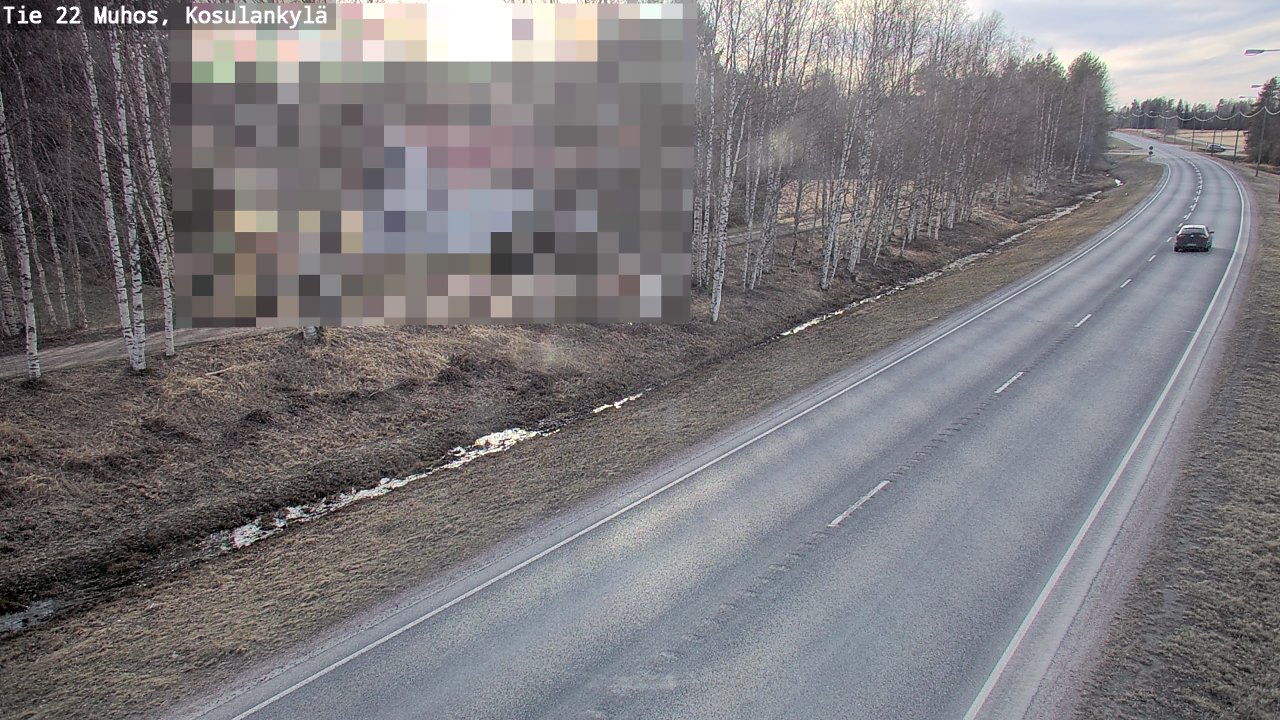 Kelikamerat Kuva Tie 22 Muhos, Kosulankylä, Muhos, Pohjois-Pohjanmaa