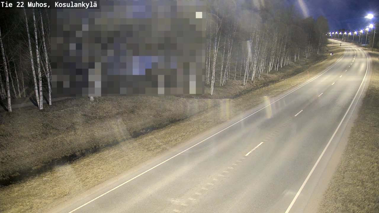 Kelikamerat Kuva Tie 22 Muhos, Kosulankylä, Muhos, Pohjois-Pohjanmaa